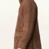 BRUNELLO CUCINELLI Lederjacke Herren, Braun