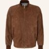 BRUNELLO CUCINELLI Lederjacke Herren, Braun