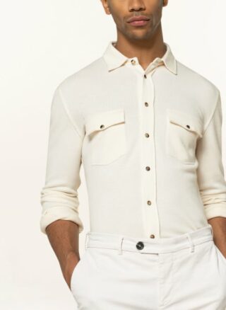 BRUNELLO CUCINELLI Overshirt Herren, Weiß