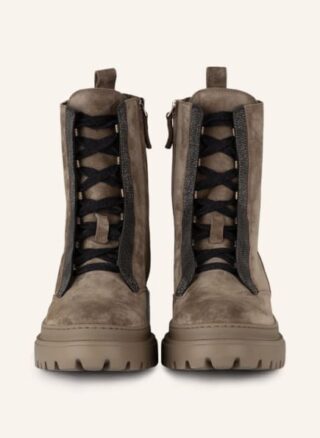 BRUNELLO CUCINELLI Schnürboots Damen, Braun
