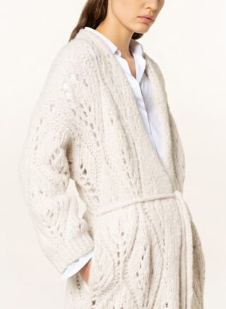 BRUNELLO CUCINELLI Strickjacke Damen, Weiß