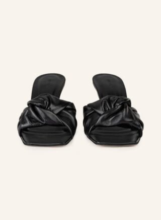 BY FAR Lana Riemchensandalen Damen, Schwarz
