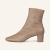 BY FAR Sofia Stiefeletten Damen, Beige