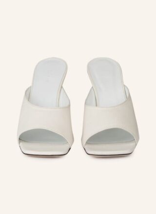 BY FAR Zaya Riemchensandalen Damen, Weiß