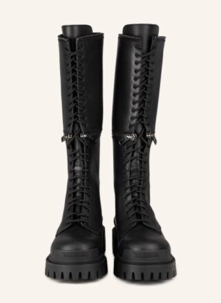 Balenciaga Boots Master Biker Boots Damen, Schwarz