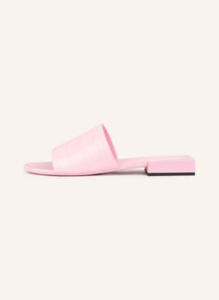Balenciaga Box Pantoletten Damen, Pink