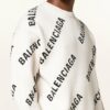 Balenciaga Cashmere-Pullover Herren, Weiß