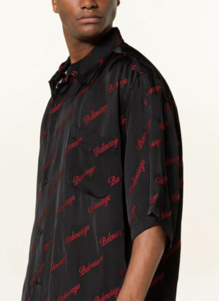 Balenciaga Casual-Hemd Herren, Schwarz