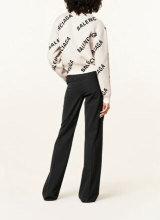 Balenciaga Cropped-Pullover Damen, Weiß