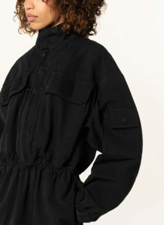 Balenciaga Hemdblusenkleid Damen, Schwarz