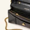 Balenciaga Hourglass Mini Geldbörse Damen, Schwarz