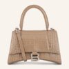 Balenciaga Hourglass S Handtasche Damen, Beige