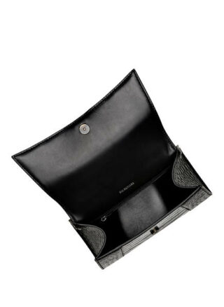 Balenciaga Hourglass S Handtasche Damen, Schwarz