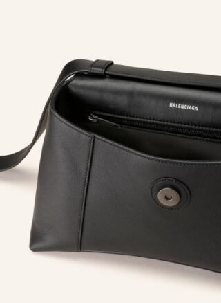 Balenciaga Hourglass S Schultertasche Damen, Schwarz