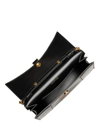 Balenciaga Hourglass Umhängetasche Damen, Schwarz