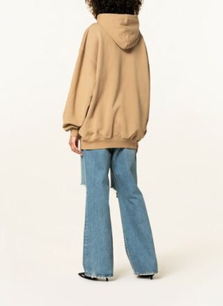 Balenciaga Oversized-Hoodie Damen, Beige