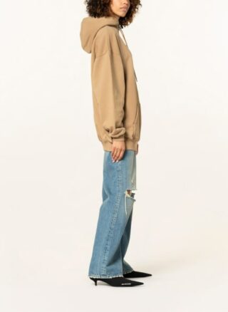 Balenciaga Oversized-Hoodie Damen, Beige