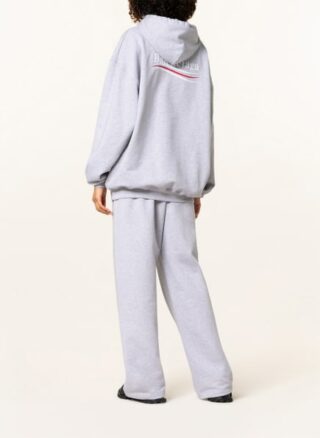 Balenciaga Oversized-Hoodie Damen, Grau