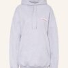 Balenciaga Oversized-Hoodie Damen, Grau