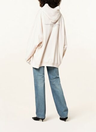 Balenciaga Oversized-Hoodie Damen, Weiß
