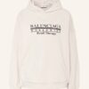 Balenciaga Oversized-Hoodie Damen, Weiß