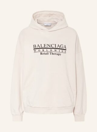 Balenciaga Oversized-Hoodie Damen, Weiß