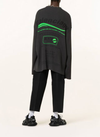 Balenciaga Oversized-Pullover Herren, Grau