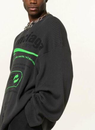 Balenciaga Oversized-Pullover Herren, Grau