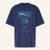 Balenciaga Oversized-Shirt Herren, Blau