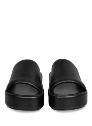Balenciaga Plateau-Pantoletten Damen, Schwarz