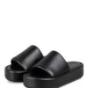 Balenciaga Plateau-Pantoletten Damen, Schwarz