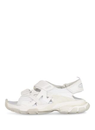 Balenciaga Plateau-Sandalen Damen, Weiß