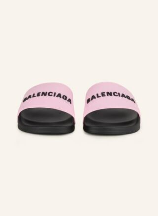 Balenciaga Pool Slide Pantoletten Damen, Pink