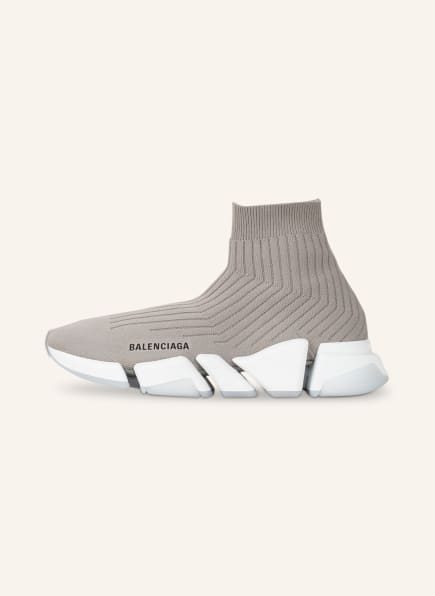 Balenciaga Speed 2.0 Hightop-Sneaker Damen, Beige