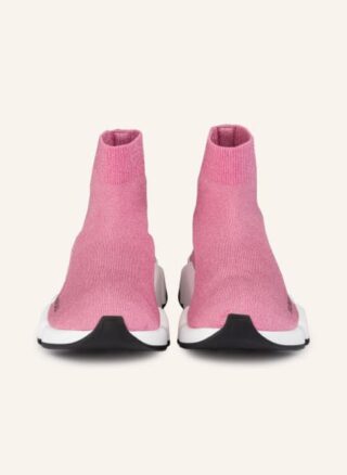 Balenciaga Speed 2.0 Hightop-Sneaker Damen, Pink