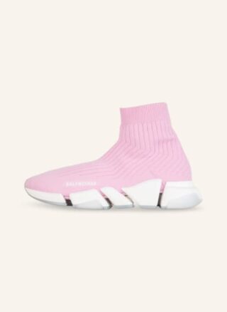 Balenciaga Speed 2.0 Hightop-Sneaker Damen, Pink