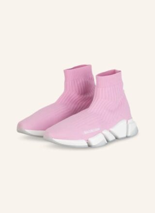 Balenciaga Speed 2.0 Hightop-Sneaker Damen, Pink