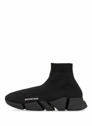 Balenciaga Speed 2.0 Hightop-Sneaker Herren, Schwarz