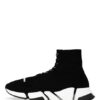 Balenciaga Speed 2.0 Lace-Up Hightop-Sneaker Herren, Schwarz