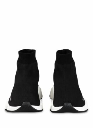 Balenciaga Speed Hightop-Sneaker Damen, Schwarz