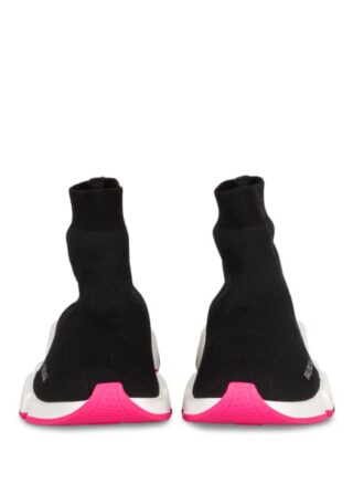 Balenciaga Speed Hightop-Sneaker Damen, Schwarz
