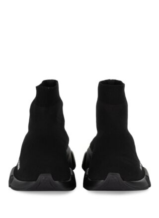 Balenciaga Speed Hightop-Sneaker Damen, Schwarz