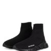 Balenciaga Speed Hightop-Sneaker Damen, Schwarz