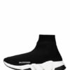 Balenciaga Speed Hightop-Sneaker Damen, Schwarz