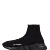 Balenciaga Speed Hightop-Sneaker Damen, Schwarz