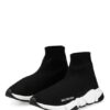 Balenciaga Speed Hightop-Sneaker Damen, Schwarz
