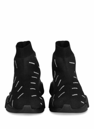 Balenciaga Speed Hightop-Sneaker Herren, Schwarz