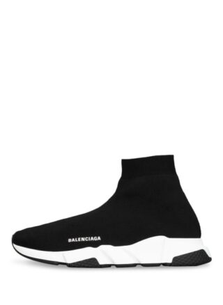 Balenciaga Speed Hightop-Sneaker Herren, Schwarz