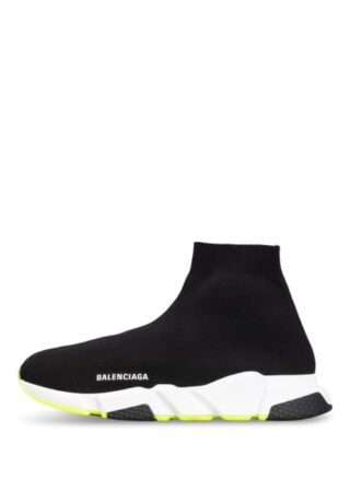 Balenciaga Speed Hightop-Sneaker Herren, Schwarz