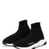 Balenciaga Speed Hightop-Sneaker Herren, Schwarz